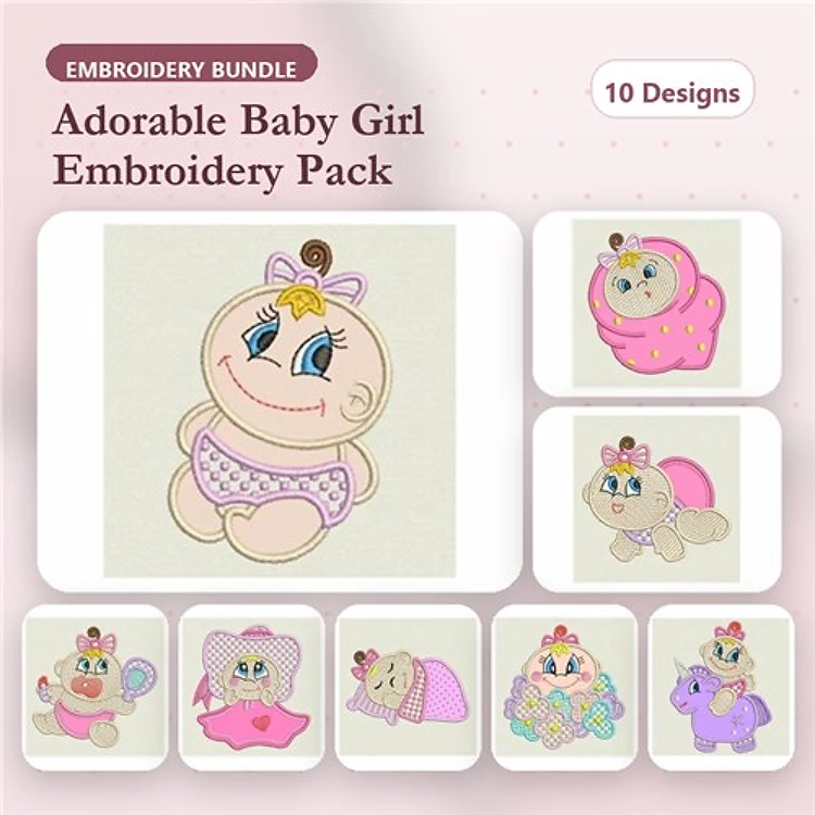 FSL Baby Girl Applique