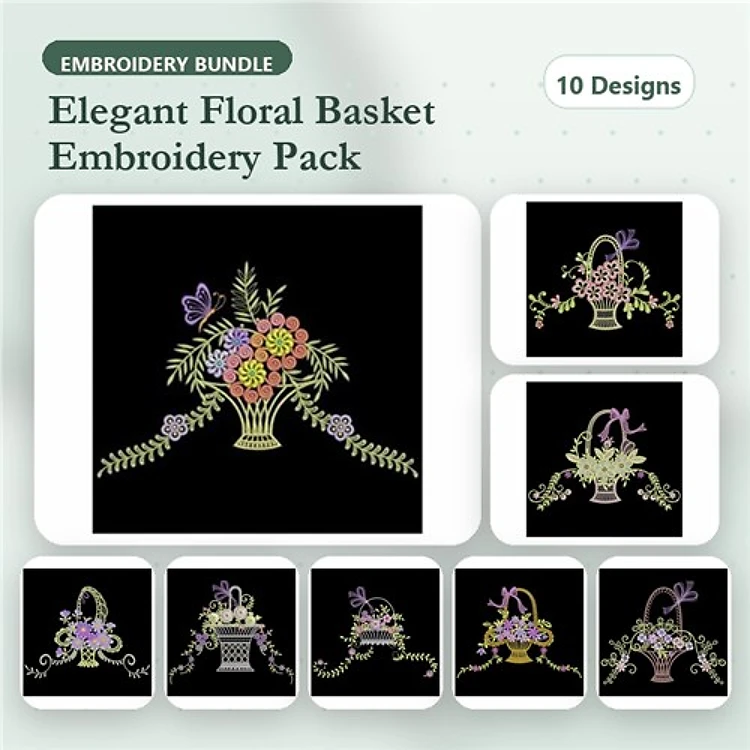 Elegant Floral Baskets