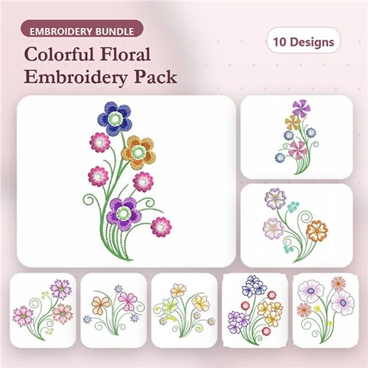 Swirly Heirloom Floral