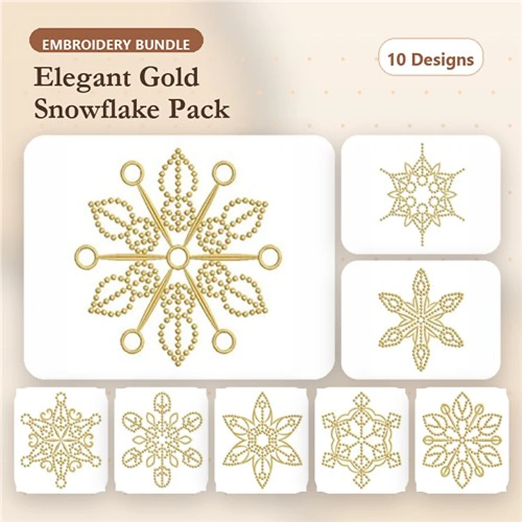 Candlewicking Snowflakes 01