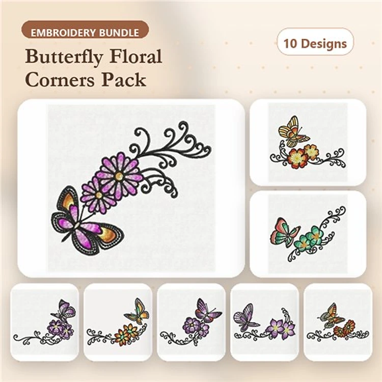 Artistic Dancing Butterflies