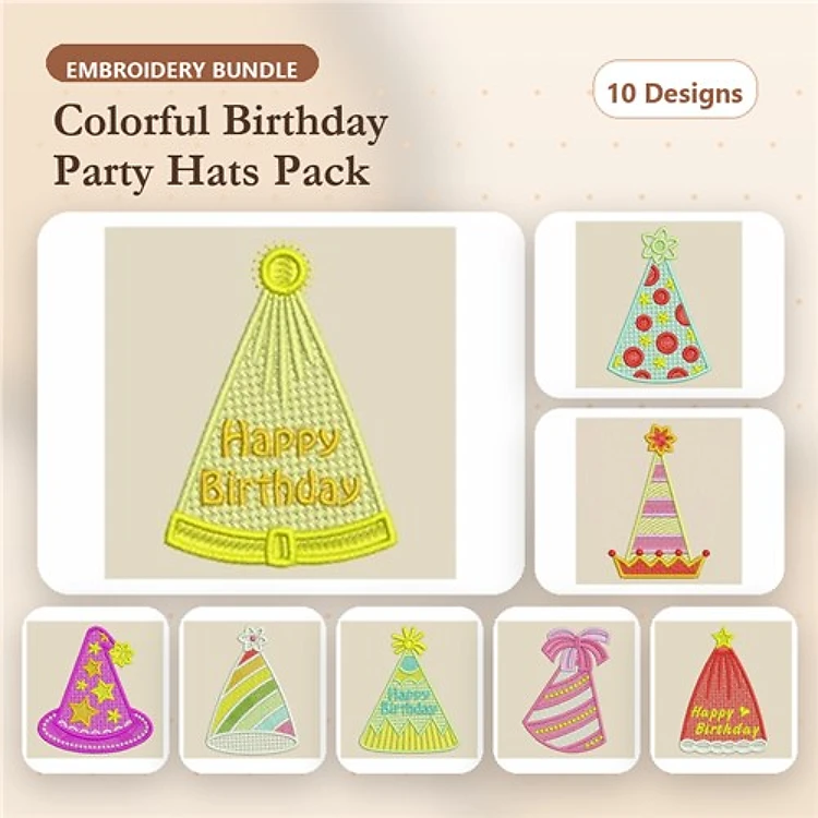 FSL Birthday Hats