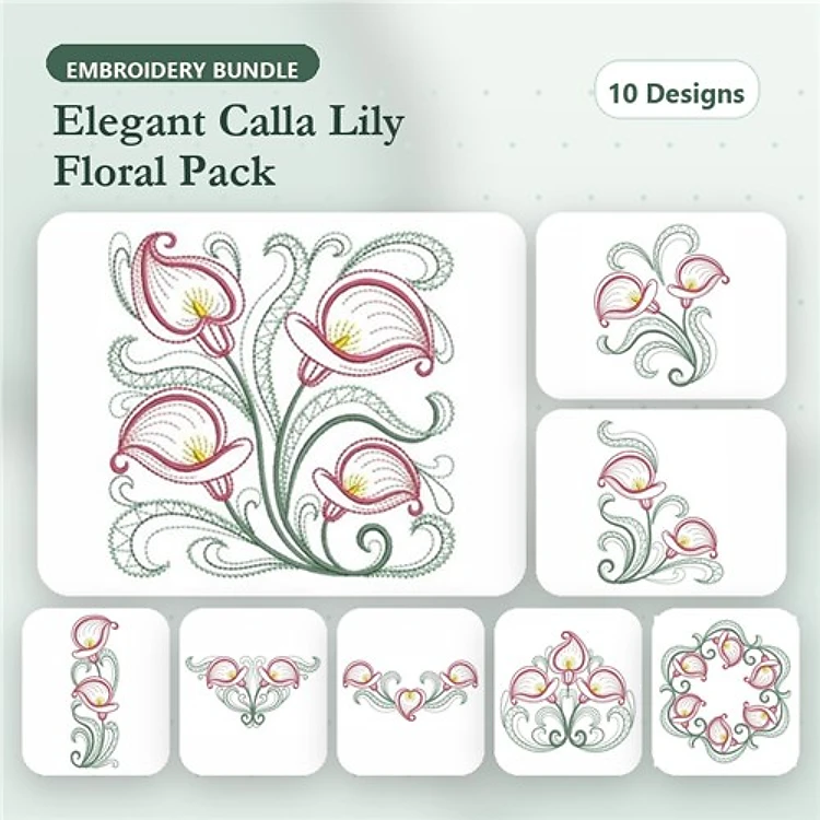 Vintage Heirloom Calla Lillies
