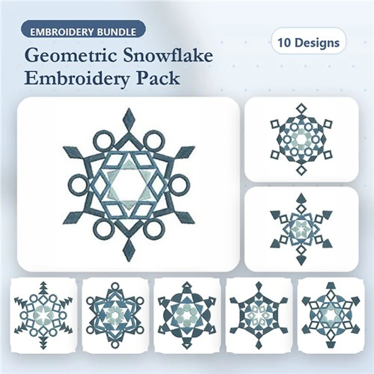 Paletted Snowflakes