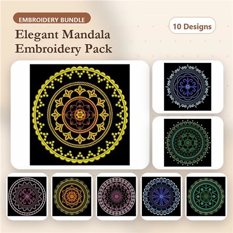 Fancy Round Quilt
