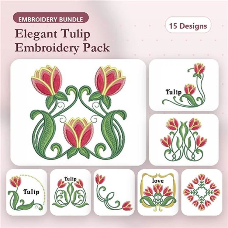 Art Nouveau Tulips