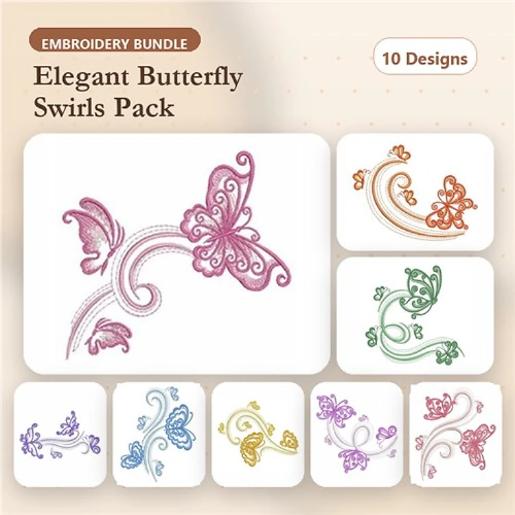 Swirly Butterflies