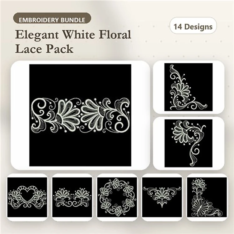Whitework Flower Quilts