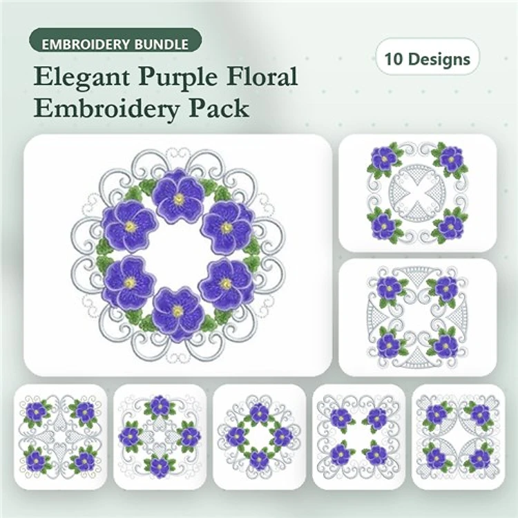 Purple Pansy Quilts