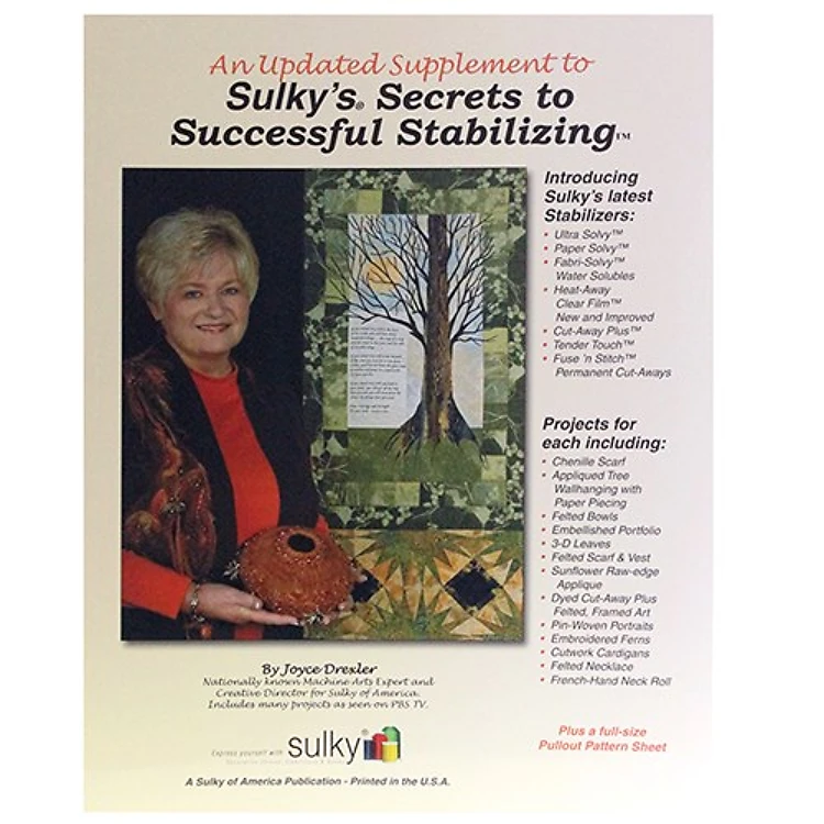 Sulky's Secrets to Successful Stablilizing Book