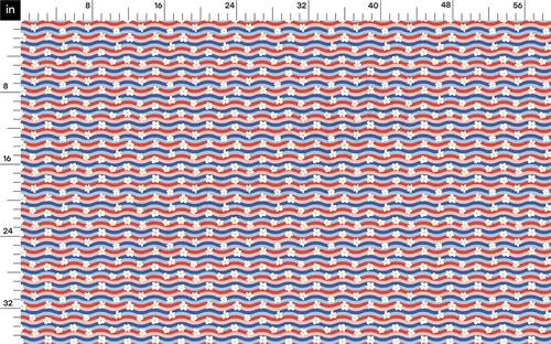 4th of July Rib Knit Fabric, RBK1852 & Get a Free $89.99 Embroidery Bundle