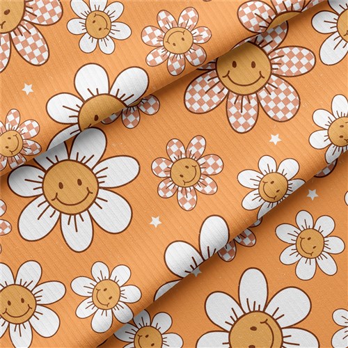 Floral Rib Knit Fabric, RBK1605 & Get a Free $89.99 Embroidery Bundle