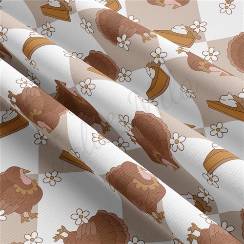 Thanksgiving Rib Knit Fabric, RBK2072 & Get a Free $89.99 Embroidery Bundle