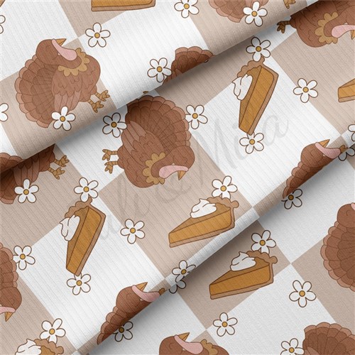 Thanksgiving Rib Knit Fabric, RBK2072 & Get a Free $89.99 Embroidery Bundle