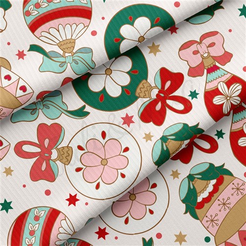 Christmas Rib Knit Fabric, RBK2062 & Get a Free $89.99 Embroidery Bundle