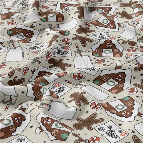 Christmas Double Brushed Polyester Fabric Jersey Stretchy Soft Polyester Stretch Fabric