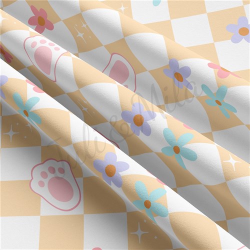 Easter Double Brushed Polyester Fabric Jersey Stretchy Soft Polyester Stretch Fabric