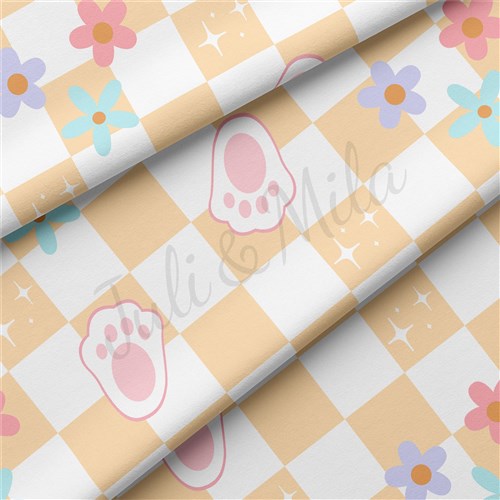 Easter Double Brushed Polyester Fabric Jersey Stretchy Soft Polyester Stretch Fabric