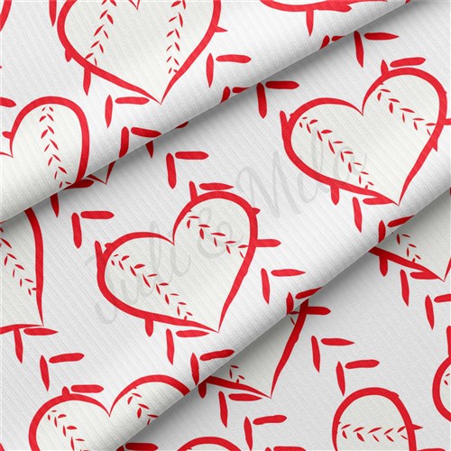 Baseball Rib Knit Fabric by Yard, RBK1553 & Get a Free $89.99 Embroidery Bundle