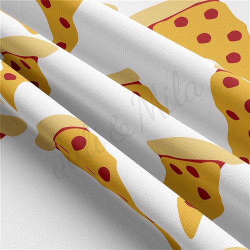 Pizza Rib Knit Fabric by Yard, RBK2054 & Get a Free $89.99 Embroidery Bundle