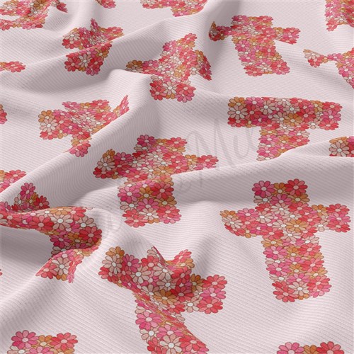 Easter Rib Knit Fabric by Yard, RBK2026 & Get a Free $89.99 Embroidery Bundle
