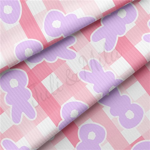 Easter Rib Knit Fabric by Yard, RBK2056 & Get a Free $89.99 Embroidery Bundle