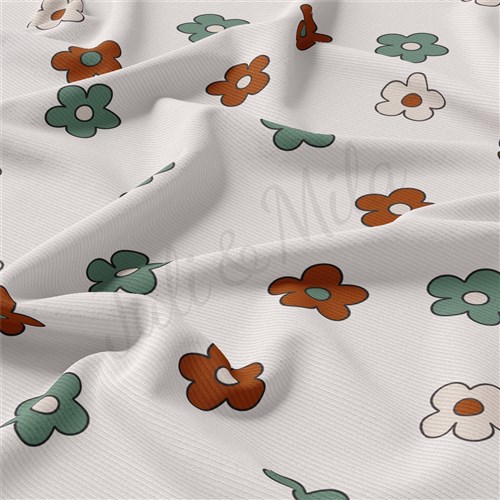 Christmas Rib Knit Fabric by Yard, RBK2037 & Get a Free $89.99 Embroidery Bundle
