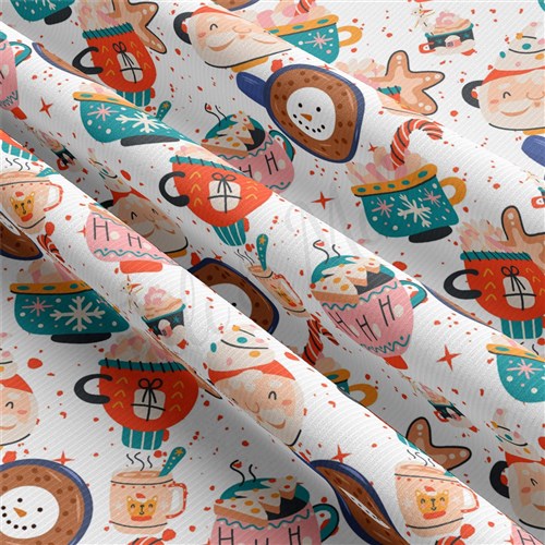 Christmas Rib Knit Fabric by Yard, RBK2018 & Get a Free $89.99 Embroidery Bundle