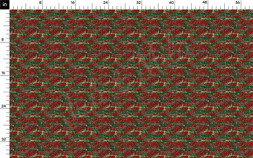 Christmas Rib Knit Fabric by Yard, RBK2031 & Get a Free $89.99 Embroidery Bundle
