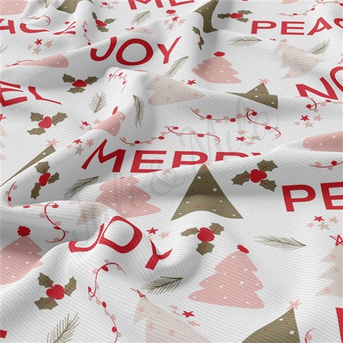 Christmas Rib Knit Fabric by Yard, RBK2040 & Get a Free $89.99 Embroidery Bundle