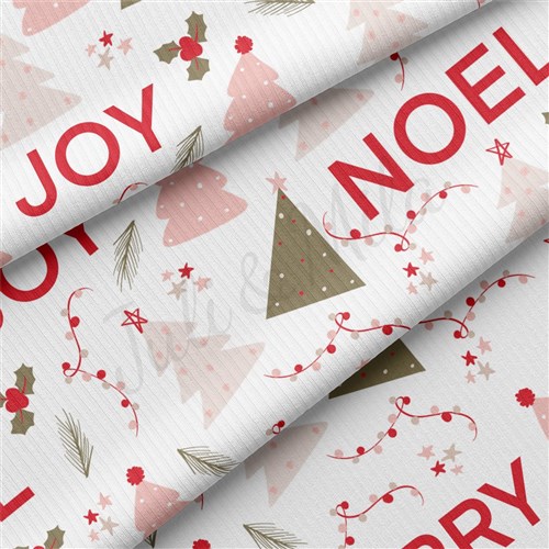 Christmas Rib Knit Fabric by Yard, RBK2040 & Get a Free $89.99 Embroidery Bundle