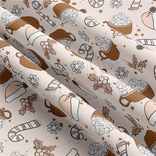 Christmas Rib Knit Fabric by Yard, RBK2016 & Get a Free $89.99 Embroidery Bundle