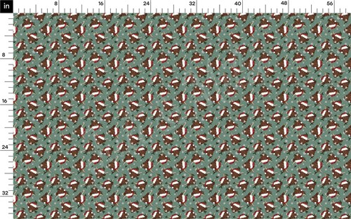 Christmas Rib Knit Fabric by Yard, RBK2033 & Get a Free $89.99 Embroidery Bundle