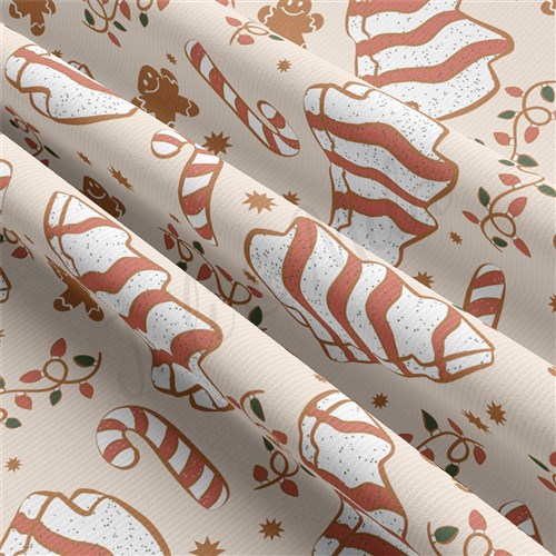 Christmas Rib Knit Fabric by Yard, RBK2019 & Get a Free $89.99 Embroidery Bundle