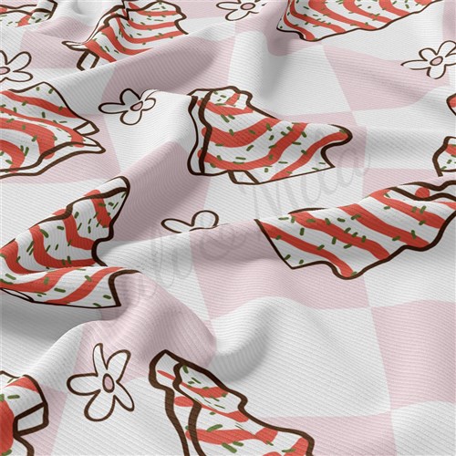 Christmas Rib Knit Fabric by Yard, RBK2012 & Get a Free $89.99 Embroidery Bundle