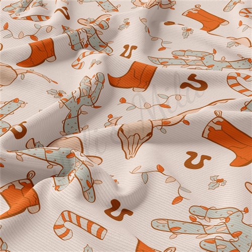 Christmas Rib Knit Fabric by Yard, RBK2043 & Get a Free $89.99 Embroidery Bundle