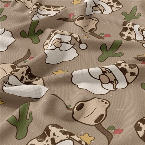Christmas Rib Knit Fabric by Yard, RBK2076 & Get a Free $89.99 Embroidery Bundle