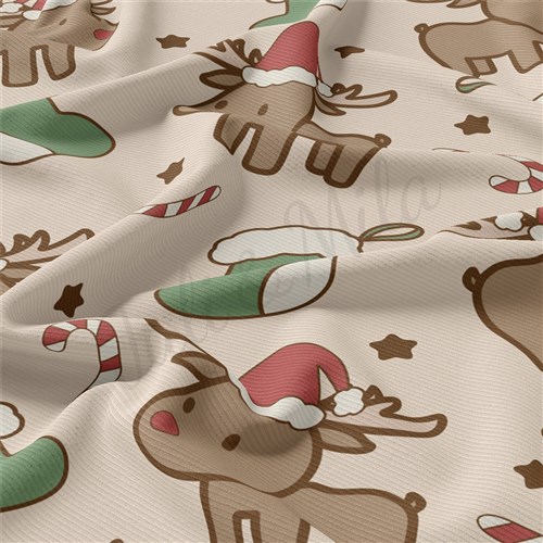Christmas Rib Knit Fabric by Yard, RBK2060 & Get a Free $89.99 Embroidery Bundle