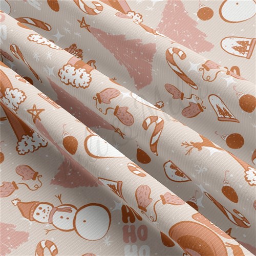 Christmas Rib Knit Fabric by Yard, RBK2046 & Get a Free $89.99 Embroidery Bundle