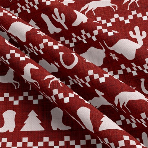 Christmas Rib Knit Fabric by Yard, RBK2075 & Get a Free $89.99 Embroidery Bundle