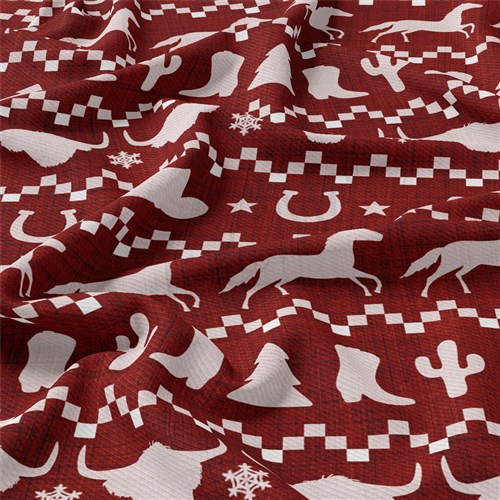 Christmas Rib Knit Fabric by Yard, RBK2075 & Get a Free $89.99 Embroidery Bundle