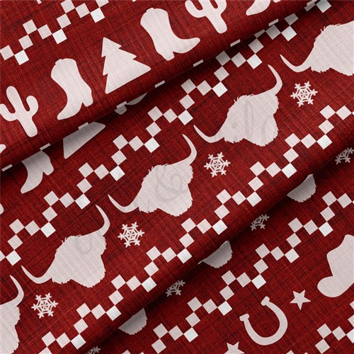 Christmas Rib Knit Fabric by Yard, RBK2075 & Get a Free $89.99 Embroidery Bundle