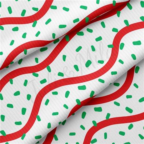 Christmas Rib Knit Fabric by Yard, RBK2067 & Get a Free $89.99 Embroidery Bundle