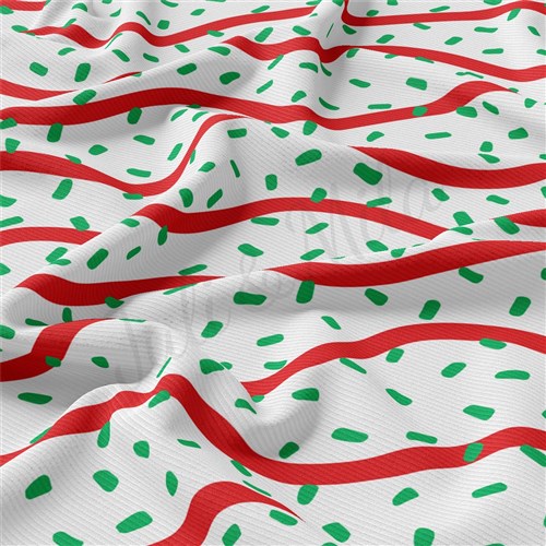 Christmas Rib Knit Fabric by Yard, RBK2067 & Get a Free $89.99 Embroidery Bundle