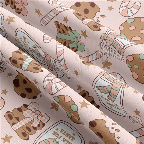 Christmas Rib Knit Fabric by Yard, RBK2073 & Get a Free $89.99 Embroidery Bundle