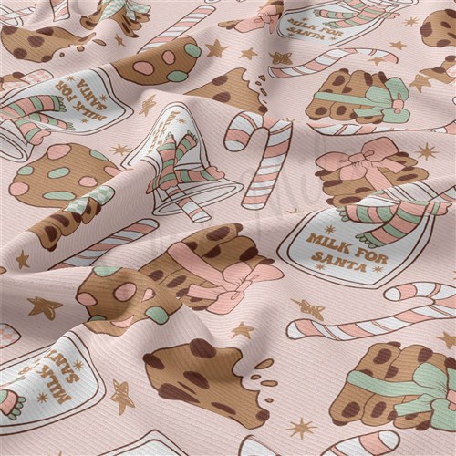 Christmas Rib Knit Fabric by Yard, RBK2073 & Get a Free $89.99 Embroidery Bundle
