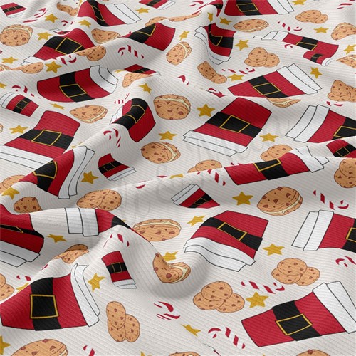 Christmas Rib Knit Fabric by Yard, RBK2044 & Get a Free $89.99 Embroidery Bundle