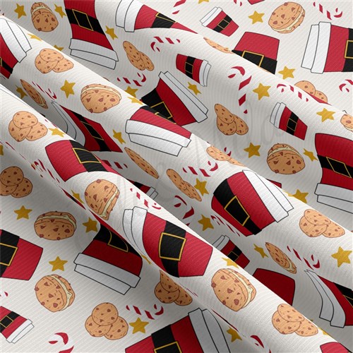 Christmas Rib Knit Fabric by Yard, RBK2044 & Get a Free $89.99 Embroidery Bundle