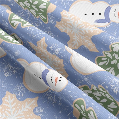 Christmas Rib Knit Fabric by Yard, RBK2070 & Get a Free $89.99 Embroidery Bundle