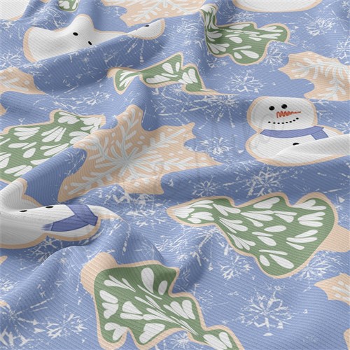 Christmas Rib Knit Fabric by Yard, RBK2070 & Get a Free $89.99 Embroidery Bundle